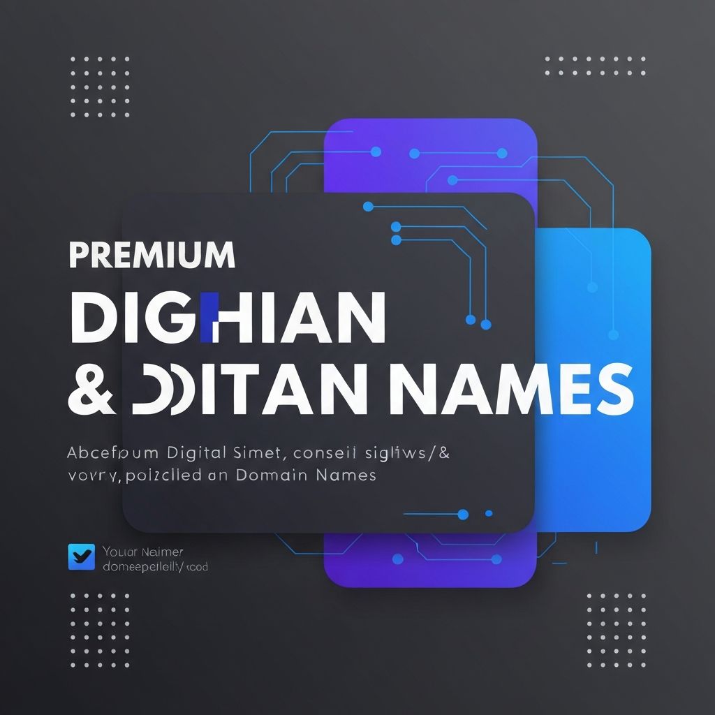 Koncepcja premium domen i aktywów cyfrowych